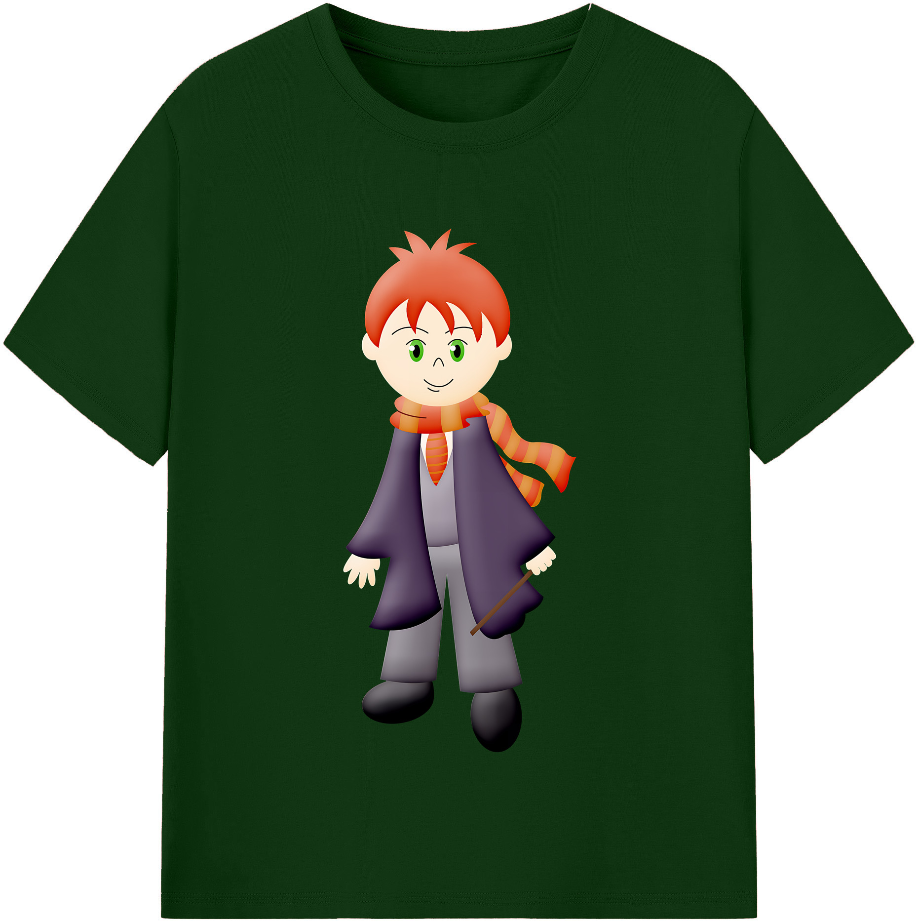 （画像用） Harry Potter ハリー・ポッターシリーズ 綿100％半袖Tシャツ（フロントプリント）